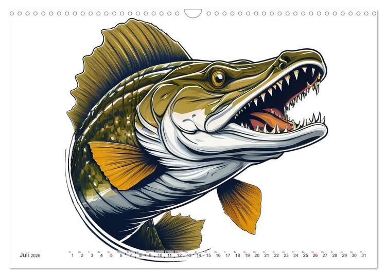 Produktbild: Beast Mode - Wilde Maskottchen (Wandkalender 2026 DIN A3 quer), CALVENDO Monatskalender