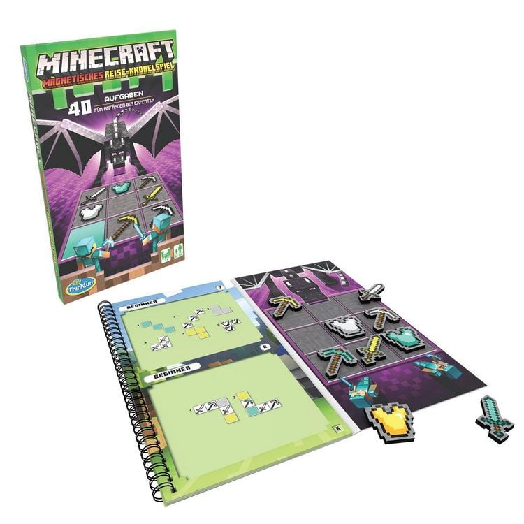Produktbild: ThinkFun Minecraft: Das Magnetische-Reisespiel - Logikspiel ab 8 Jahre