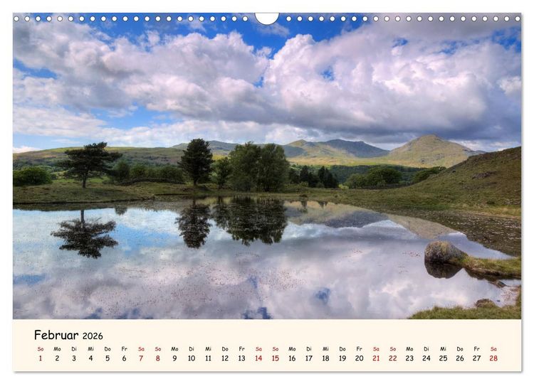 Produktbild: Lake District England (Wandkalender 2026 DIN A3 quer), CALVENDO Monatskalender