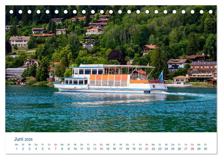 Produktbild: Sch&ouml;ner Tegernsee (Tischkalender 2026 DIN A5 quer), CALVENDO Monatskalender