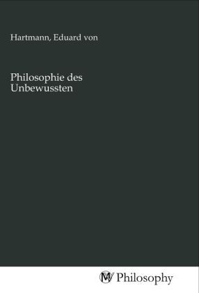 Produktbild: Philosophie des Unbewussten