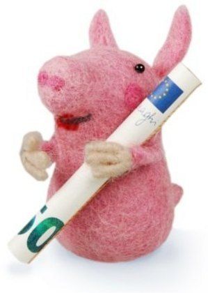 Produktbild: Gl&uuml;cksschweine 6- 8 cm zum Verschenken