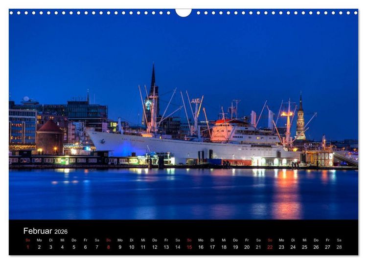 Produktbild: Hafen Hamburg (Wandkalender 2026 DIN A3 quer), CALVENDO Monatskalender