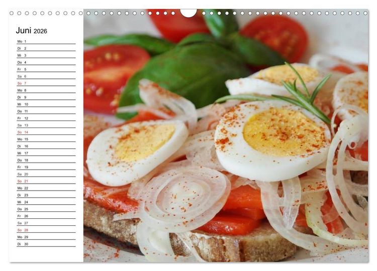 Produktbild: Brotzeit. Herzhaft und beliebt (Wandkalender 2026 DIN A3 quer), CALVENDO Monatskalender