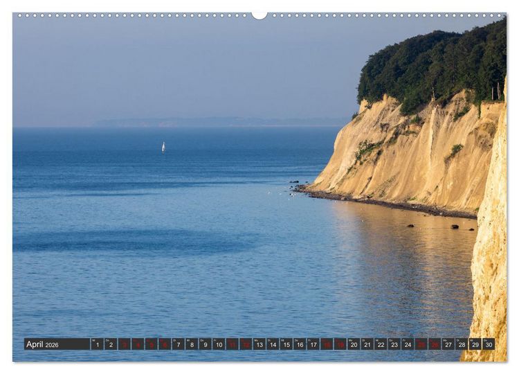 Produktbild: R&uuml;gen - Inseltraumblicke (hochwertiger Premium Wandkalender 2026 DIN A2 quer), Kunstdruck in Hochglanz