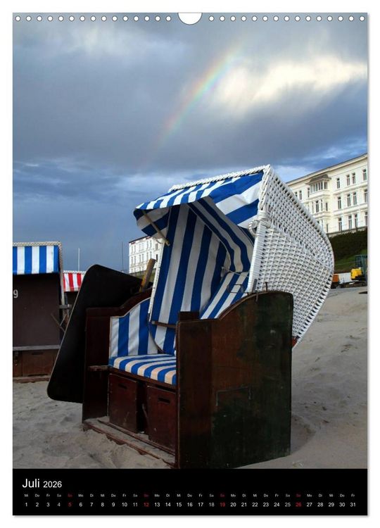 Produktbild: Borkum (Wandkalender 2026 DIN A3 hoch), CALVENDO Monatskalender