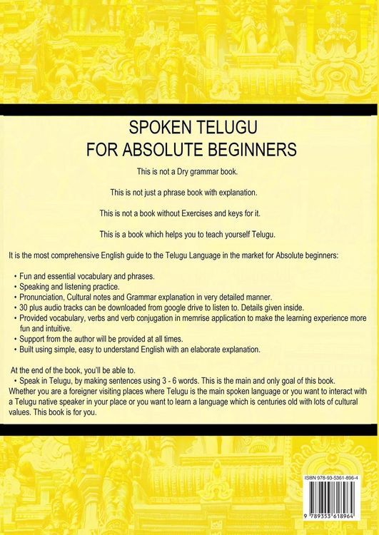 Produktbild: Spoken Telugu for Absolute Beginners