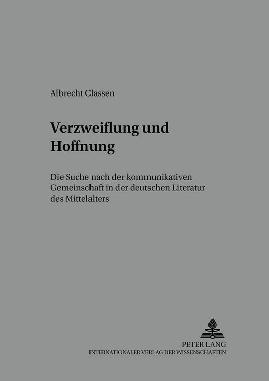 Produktbild: Verzweiflung und Hoffnung