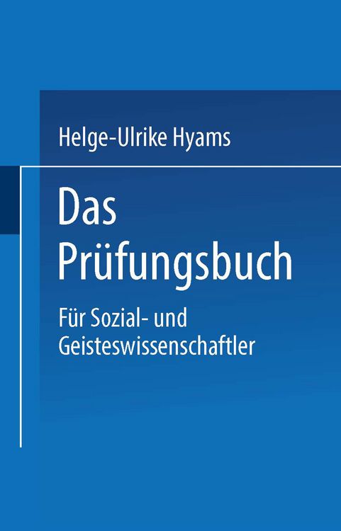 Produktbild: Das Pr&uuml;fungsbuch