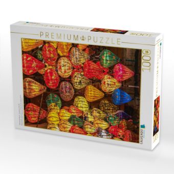 Produktbild: CALVENDO Puzzle Vietnam bei Nacht - Lampions in Hoi An | 1000 Teile Lege-Gr&ouml;&szlig;e 64x48cm Foto-Puzzle f&uuml;r gl&uuml;ckliche Stunden