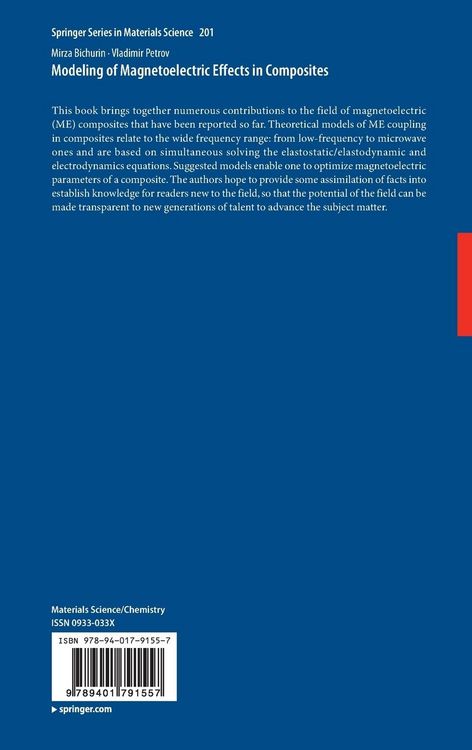 Produktbild: Modeling of Magnetoelectric Effects in Composites