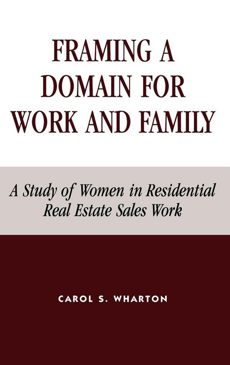 Produktbild: Framing a Domain for Work and Family