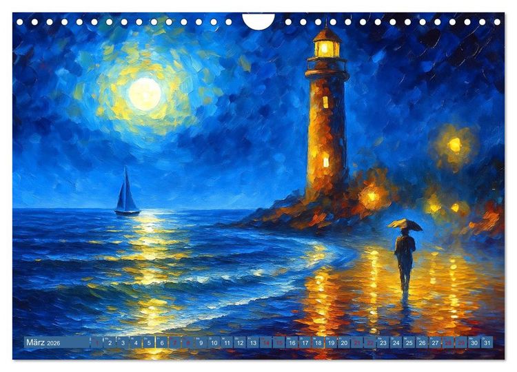 Produktbild: Spaziergang durch Farben und Licht (Wandkalender 2026 DIN A4 quer), CALVENDO Monatskalender