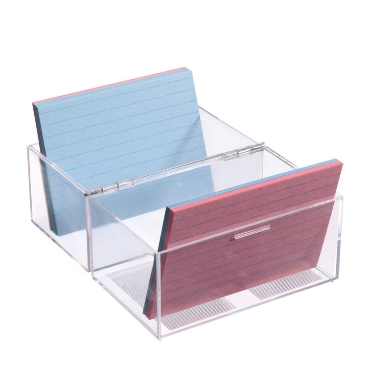 Produktbild: Herlitz Karteikasten A7 leer transparent
