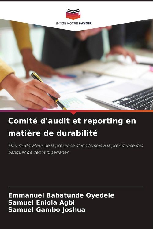 Produktbild: Comit&eacute; d'audit et reporting en mati&egrave;re de durabilit&eacute;