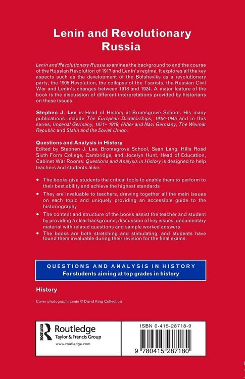 Produktbild: Lenin and Revolutionary Russia