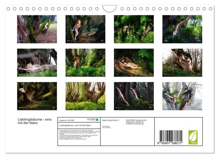 Produktbild: Lieblingsb&auml;ume - eins mit der Natur (Wandkalender 2026 DIN A4 quer), CALVENDO Monatskalender
