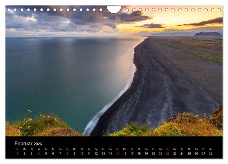 Produktbild: ISLAND - Zauber der Natur (Wandkalender 2026 DIN A4 quer), CALVENDO Monatskalender