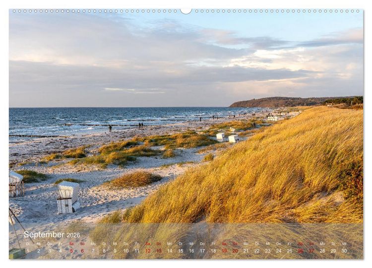 Produktbild: Inseelfeeling - Hiddensee (hochwertiger Premium Wandkalender 2026 DIN A2 quer), Kunstdruck in Hochglanz