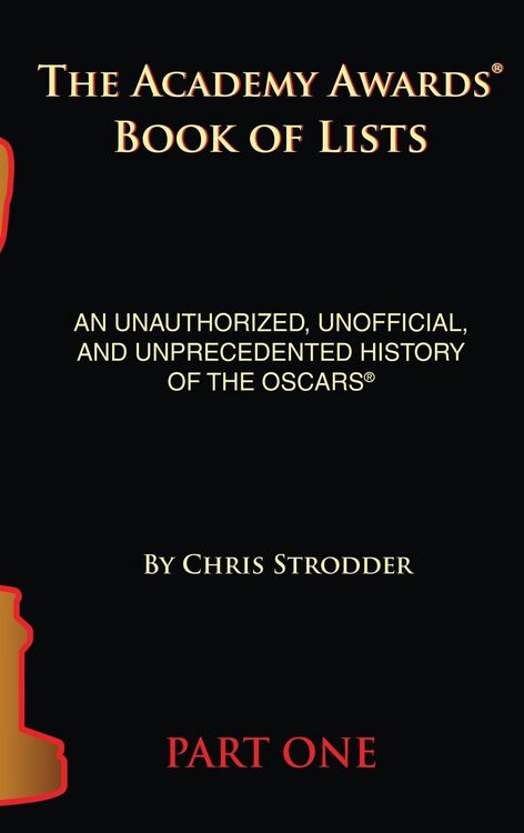 Produktbild: The Academy Awards Book of Lists (hardback)