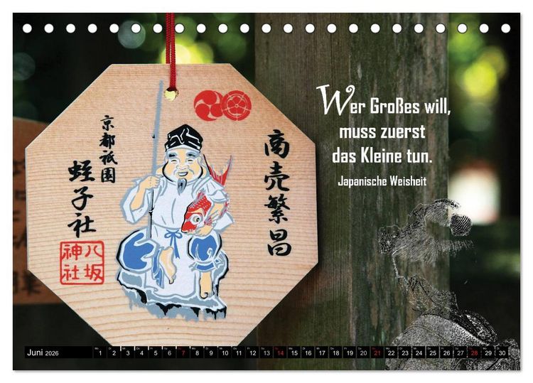 Produktbild: Spirituelles aus Asien - Weisheiten 2026 (Tischkalender 2026 DIN A5 quer), CALVENDO Monatskalender