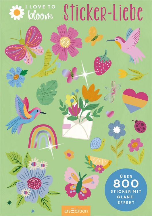 Produktbild: I Love to Bloom &ndash; Sticker-Liebe