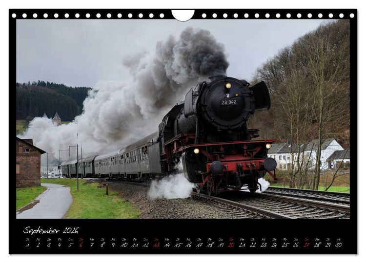 Produktbild: Mit Volldampf durch Mitteleuropa (Wandkalender 2026 DIN A4 quer), CALVENDO Monatskalender