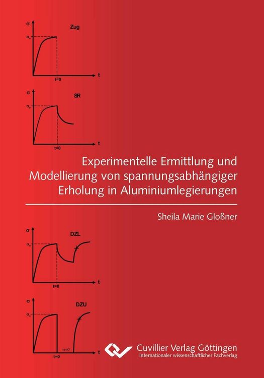 Produktbild: Experimentelle Ermittlung und Modellierung von spannungsabh&auml;ngiger Erholung in Aluminiumlegierungen