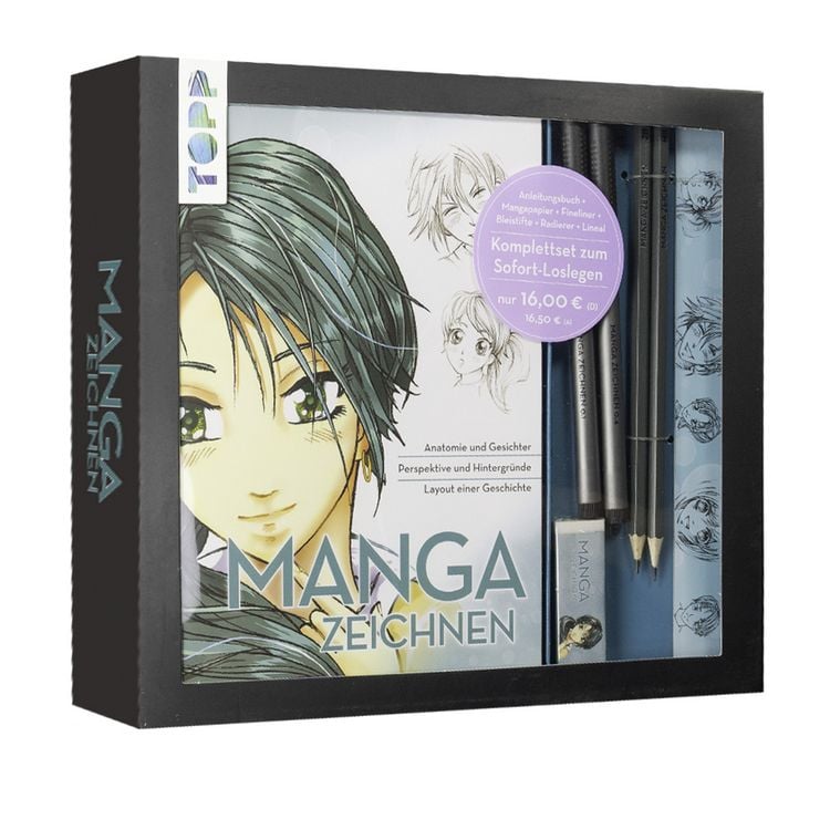 Produktbild: Kreativ-Set Manga zeichnen