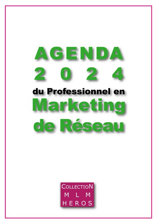 Produktbild: Agenda 2024 du Professionnel en Marketing de R&eacute;seau