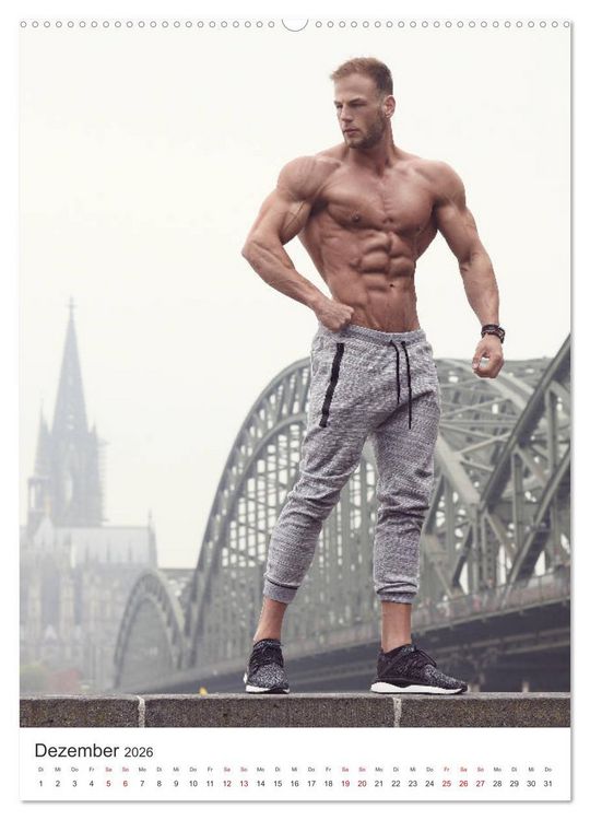 Produktbild: Men's Physique (hochwertiger Premium Wandkalender 2026 DIN A2 hoch), Kunstdruck in Hochglanz
