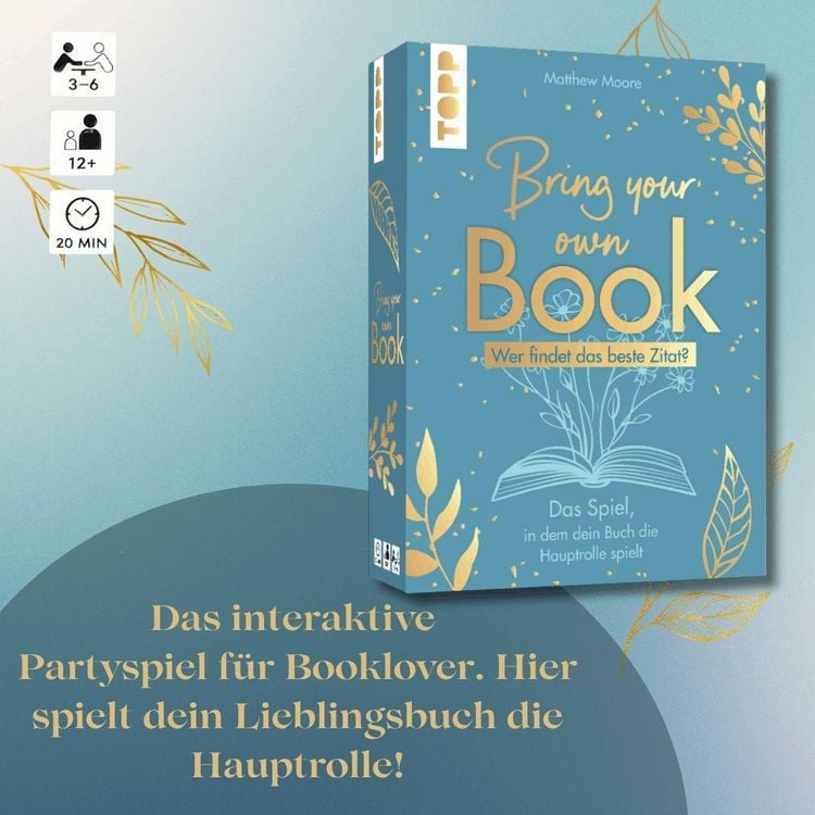 Produktbild: Bring your own Book &ndash; Booklove Edition. Das Spiel in dem dein Buch die Hauptrolle spielt!