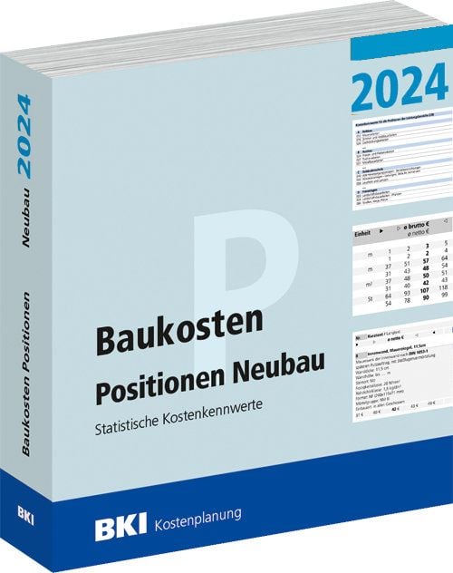 Produktbild: BKI Baukosten Positionen Neubau 2024 - Teil 3