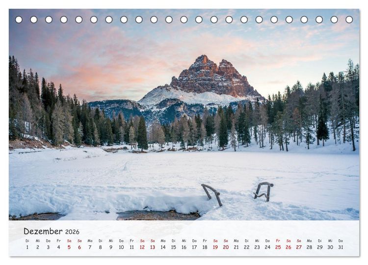 Produktbild: Italien - zwischen Dolomiten und Amalfik&uuml;ste (Tischkalender 2026 DIN A5 quer), CALVENDO Monatskalender