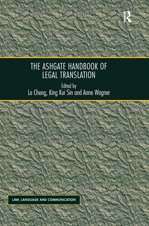 Produktbild: The Ashgate Handbook of Legal Translation
