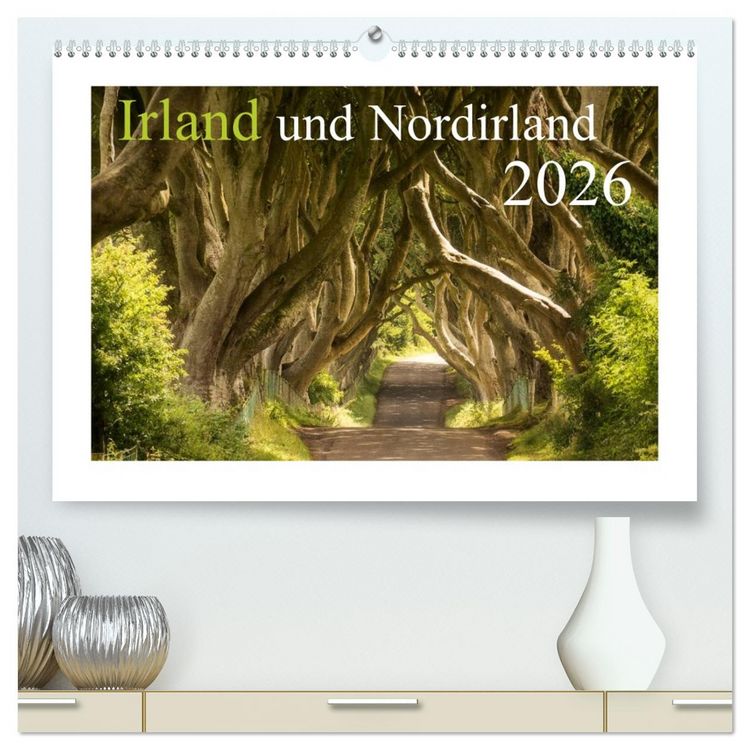 Produktbild: Irland und Nordirland 2026 (hochwertiger Premium Wandkalender 2026 DIN A2 quer), Kunstdruck in Hochglanz