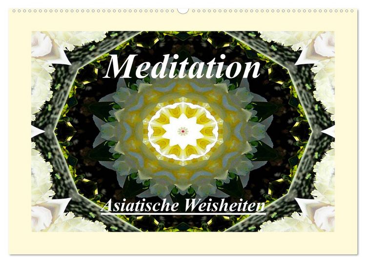 Produktbild: Meditation - Asiatische Weisheiten (Wandkalender 2026 DIN A2 quer), CALVENDO Monatskalender