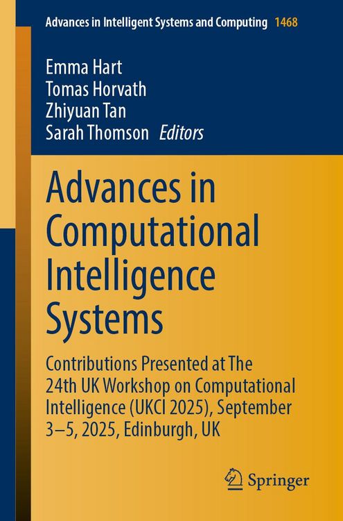Produktbild: Advances in Computational Intelligence Systems