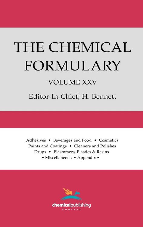 Produktbild: The Chemical Formulary, Volume 25