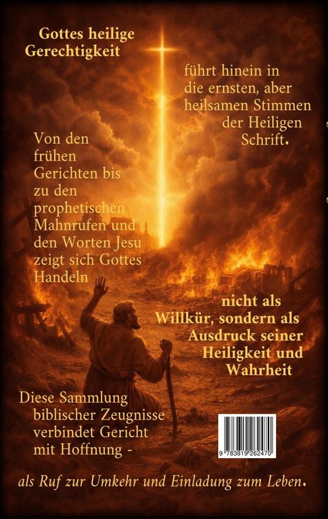 Produktbild: Gottes heilige Gerechtigkeit, Gericht und Ruf zur Umkehr