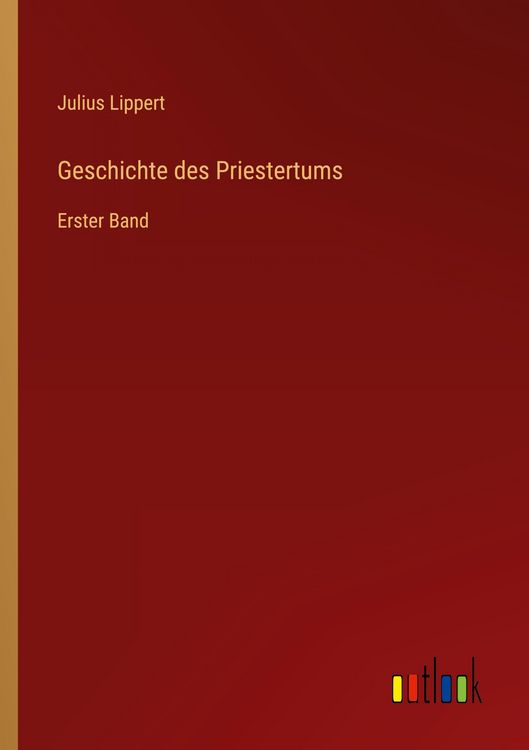 Produktbild: Geschichte des Priestertums
