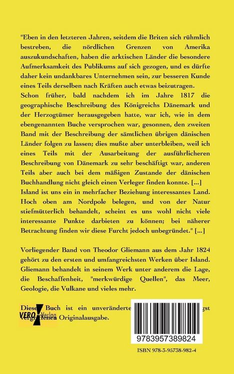 Produktbild: Geographische Beschreibung Island