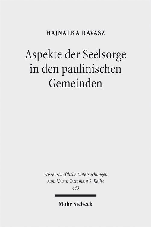 Produktbild: Aspekte der Seelsorge in den paulinischen Gemeinden