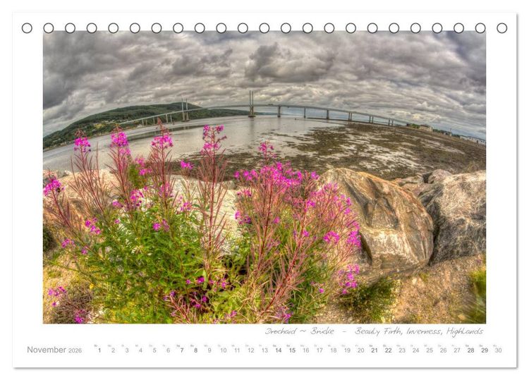 Produktbild: Sehnsucht Schottland (Tischkalender 2026 DIN A5 quer), CALVENDO Monatskalender
