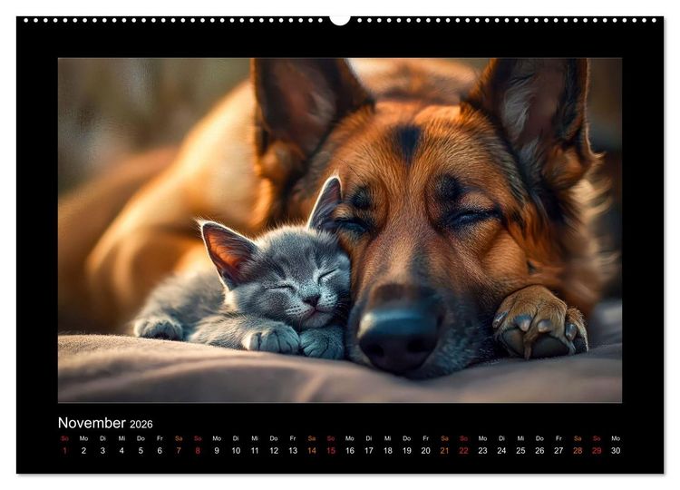 Produktbild: Wundervolle Augenblicke (hochwertiger Premium Wandkalender 2026 DIN A2 quer), Kunstdruck in Hochglanz