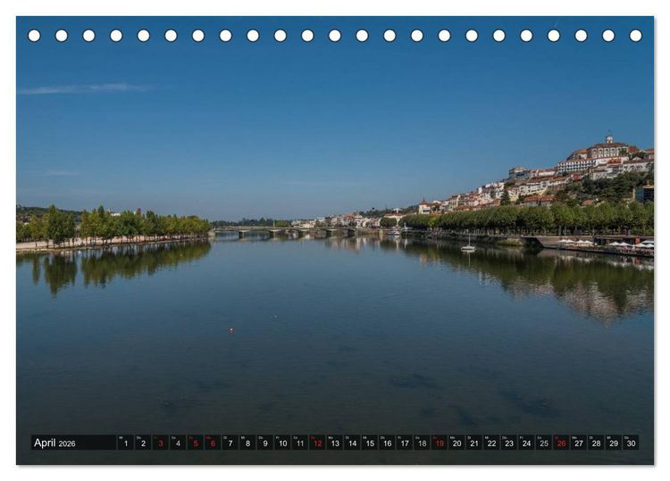 Produktbild: Portugal - Bilder dreier St&auml;dte (Tischkalender 2026 DIN A5 quer), CALVENDO Monatskalender