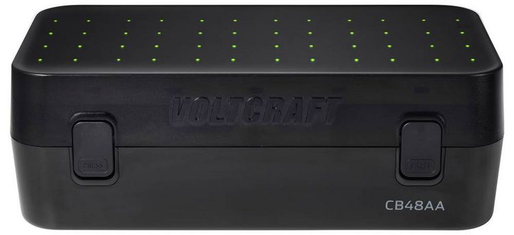 Produktbild: VOLTCRAFT CB48AA Rundzellen-Ladeger&auml;t NiMH, LiIon Mignon (AA)