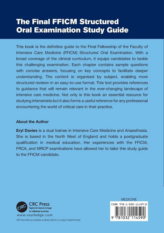 Produktbild: The Final FFICM Structured Oral Examination Study Guide