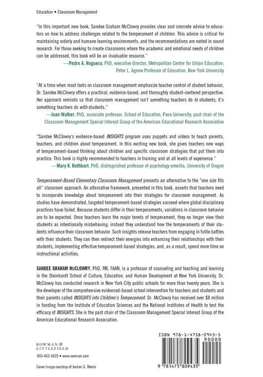 Produktbild: Temperament-Based Elementary Classroom Management