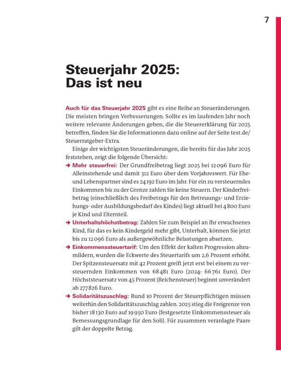 Produktbild: Steuererkl&auml;rung 2025/2026 - Arbeitnehmer, Beamte